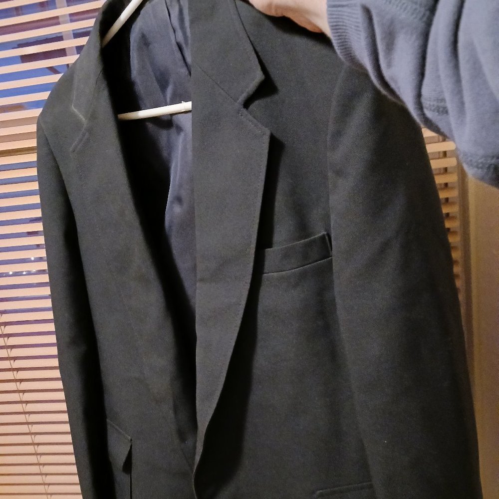 Haggar Black Suit Jacket XL